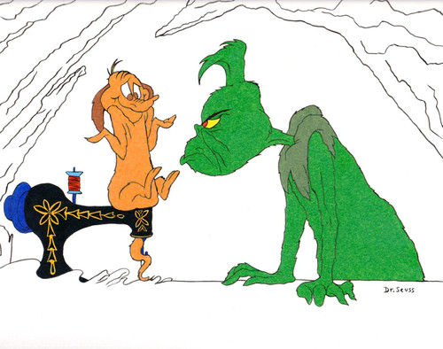Disegno seuss grinch max - &,