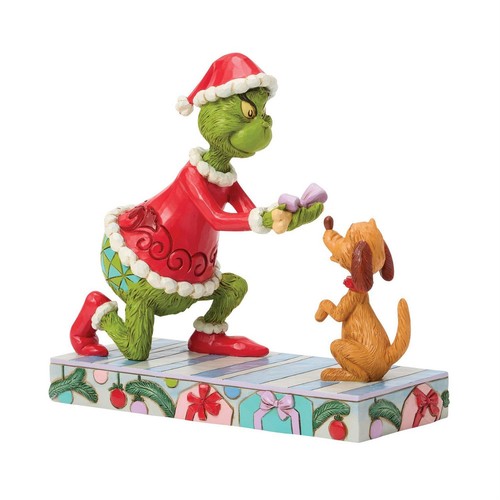 Jim shore grinch max dog - &,