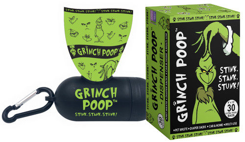 Grinch cacca sacchetti rifiuti - grinch,